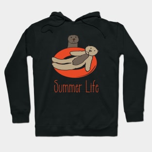 Otter Summer Life Tubing Hoodie